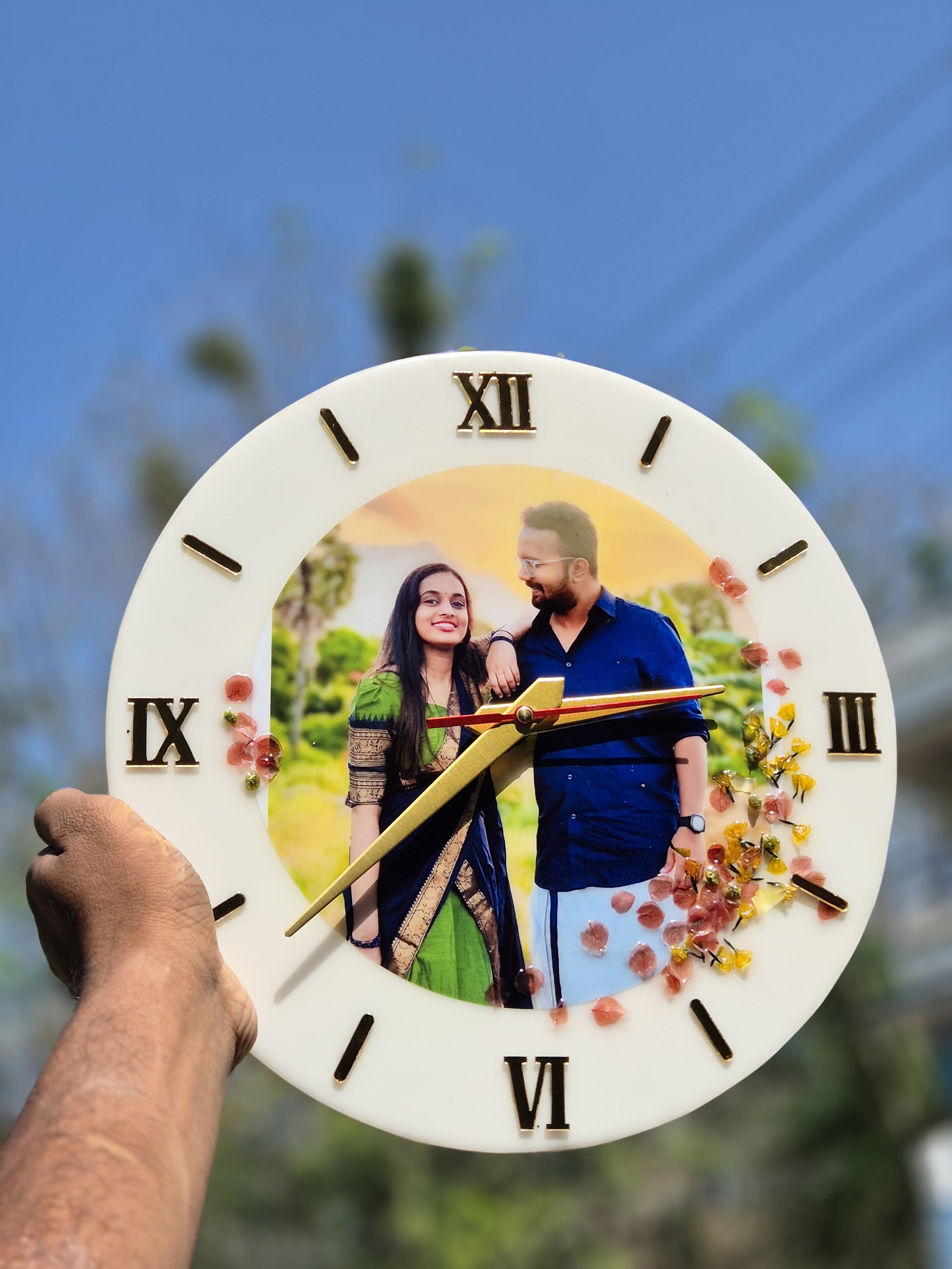 Personalized Epoxy Clock