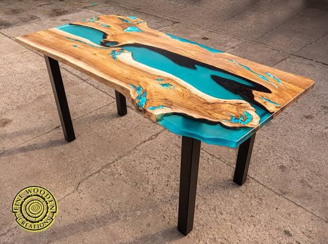 Custom Epoxy Table